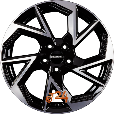 DEZENT Velgen - AP DARK - Schwarz Frontpoliert - 18 inch