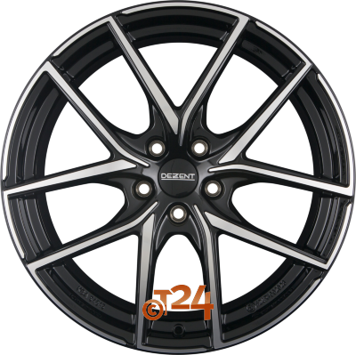 DEZENT Velgen - TO DARK - Schwarz Frontpoliert - 17 inch
