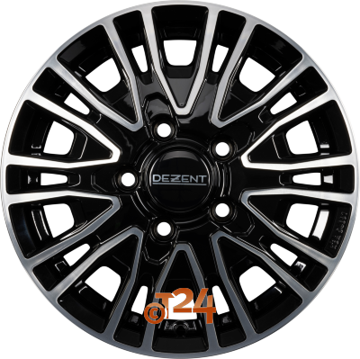 DEZENT Velgen - KE DARK - Schwarz Frontpoliert - 17 inch