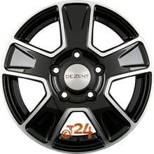 DEZENT Velgen - VAN DARK - Black Polished - 16 inch