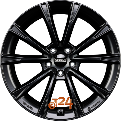 DEZENT Velgen - AR BLACK MATT - Schwarz Matt - 20 inch