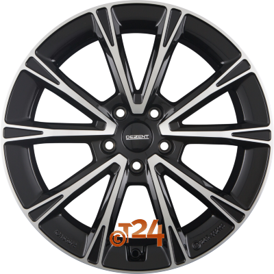 DEZENT Velgen - AR DARK - Schwarz Frontpoliert - 20 inch