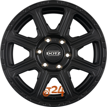 DOTZ Velgen - KALAHARI BLACK - Schwarz Matt - 17 inch