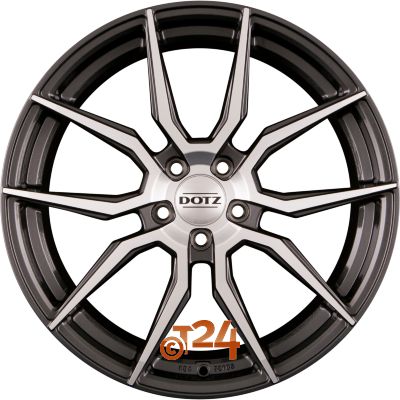 DOTZ Velgen - MISANO DARK Gunmetal Polished - 20 inch