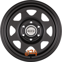 DOTZ Velgen - PHARAO DARK Matt Black - Offroad Stalen Velg - 15 inch