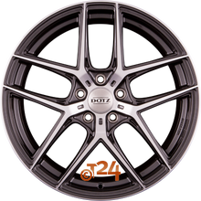 DOTZ Velgen - LAGUNASECA DARK - Gunmetal Glanzend Frontpoliert - 20 inch