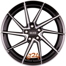 DOTZ Velgen - SPA DARK - Schwarz Glanzend Frontpoliert - 17 inch