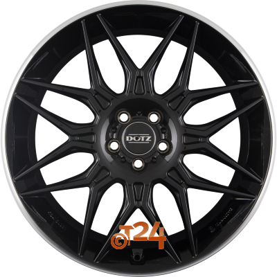 DOTZ Velgen - LONGBEACH DARK - Schwarz Glanzend Gepolijste velgrand - 22 inch