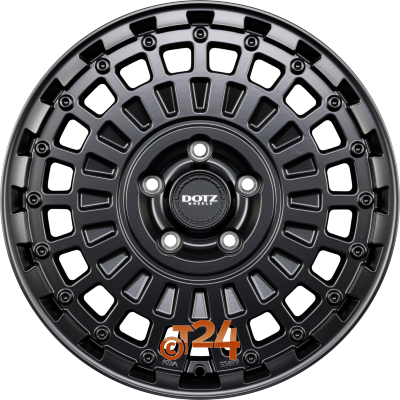 DOTZ Velgen - TALARA BLACK - Schwarz Matt - 17 inch