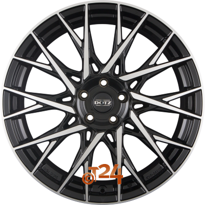 DOTZ Velgen - FUJI DARK - Schwarz Frontpoliert - 18 inch