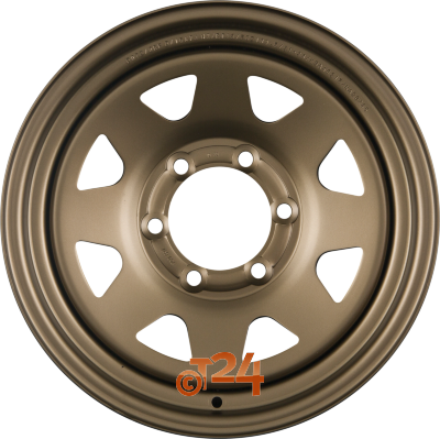 DOTZ Velgen - DAKAR - Ohne Zubehor Bronze - Offroad Stalen Velg - 16 inch