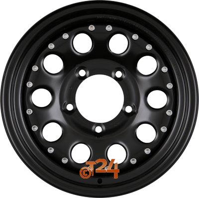 DOTZ Velgen - MODULAR BEADLOCK Black - Offroad Stalen Velg - 15 inch