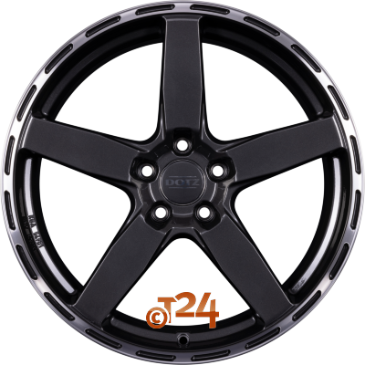 DOTZ Velgen - MARINABAY DARK - Gunmetal Gepolijste velgrand - 20 inch