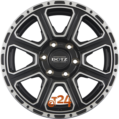 DOTZ Velgen - KALAHARI DARK - Schwarz Poliert - 18 inch