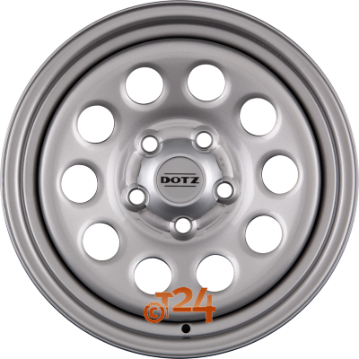 DOTZ Velgen - MODULAR Silver - Offroad Stalen Velg - 16 inch