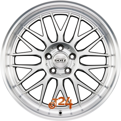 DOTZ Velgen - BILBAO BLAZE - Silber Gepolijste Velgrand - 17 inch