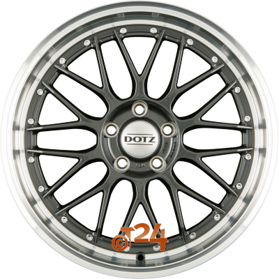 DOTZ Velgen - REVVO DARK - Gunmetal Polished - 19 inch