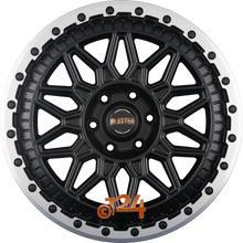 FONDMETAL Velgen - BLUSTER Matt Black Machined Lip - 17 inch