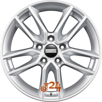 FONDMETAL Velgen - KOROS Glossy Silver - 17 inch