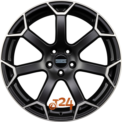 FONDMETAL Velgen - ZEPHYRUS Matt Black Machined - 19 inch