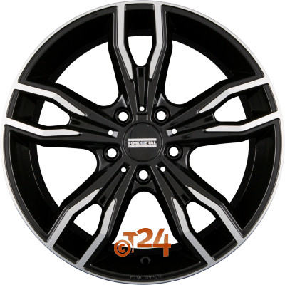 FONDMETAL Velgen - ALKE Glossy Black Machined - 20 inch