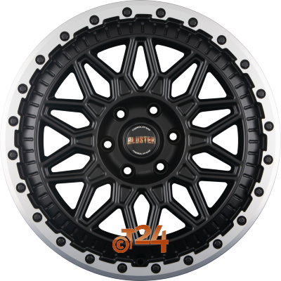 FONDMETAL Velgen - BLUSTER Matt Black Machined Lip - 20 inch