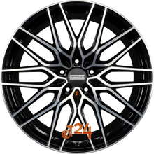 FONDMETAL Velgen - CRATOS Glossy Black Machined - 22 inch