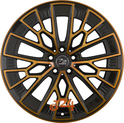 FONDMETAL Velgen - 1972 Glossy Black Bronze Machined - 19 inch