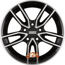 FONDMETAL Velgen - KOROS Glossy Black Machined - Diamond Black - 18 inch