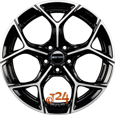 GMP ITALIA Velgen - ULTRIVITY Black Diamond - 22 inch