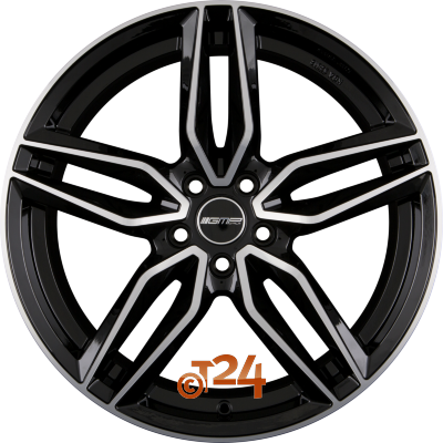 GMP ITALIA Velgen - FASTEN Black Diamond - 17 inch
