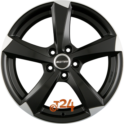 GMP ITALIA Velgen - ICAN Satin Black Diamond - 17 inch