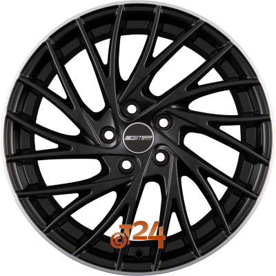 GMP ITALIA Velgen - ENIGMA Matt Black Diamond Lip - 19 inch