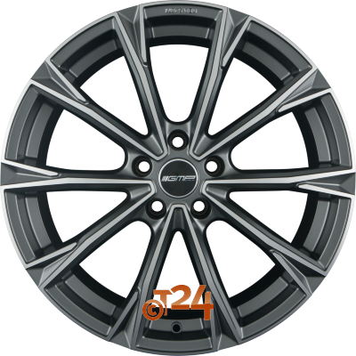 GMP ITALIA Velgen - TOTALE Matt Anthracite Diamond - 21 inch