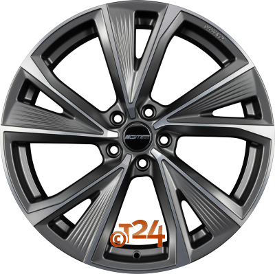 GMP ITALIA Velgen - EVENTO Matt Anthracite Diamond - 21 inch