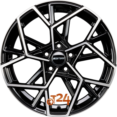 GMP ITALIA Velgen - CARTESIO Black Diamond - 19 inch
