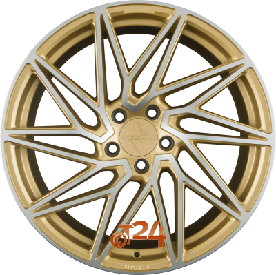 KESKIN Velgen - KT20 FUTURE Gold Front Polish (GFP) - 19 inch