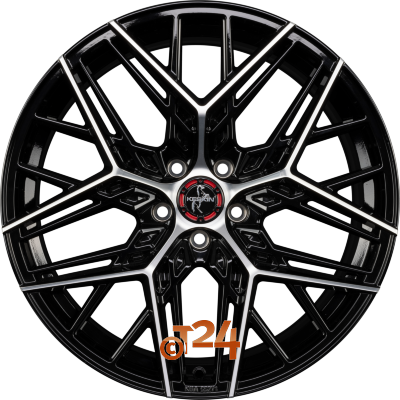 KESKIN Velgen - KT25 Black Front Polish (BFP) - 20 inch