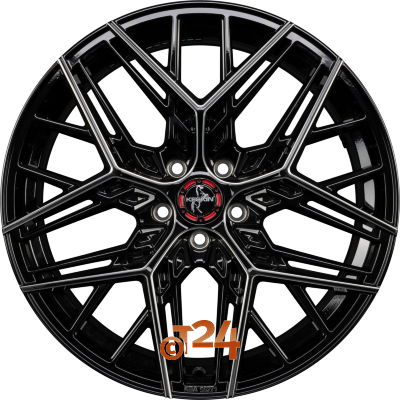 KESKIN Velgen - KT25 Black Secret Diamond (BSD) - 20 inch