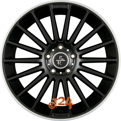 KESKIN Velgen - KT15 SPEED Matt Black Lip Polished (MBLP) - 19 inch