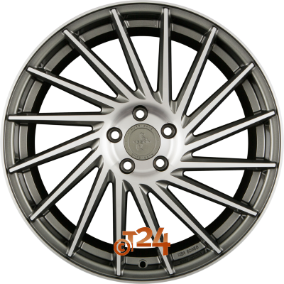 KESKIN Velgen - KT17 HURRICANE Palladium Front Polish (PFP) - 19 inch