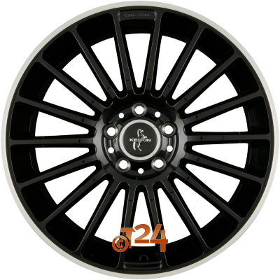KESKIN Velgen - KT15 SPEED Black Lip Polish (BLP) - 20 inch