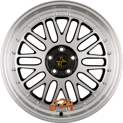 KESKIN Velgen - KT22 RETRO Black Front Polished (BFP) - 19 inch