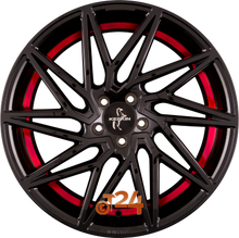 KESKIN Velgen - KT20 FUTURE Black Painted Red Inside (BPRI) - 18 inch