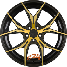 KESKIN Velgen - KT19N Black Front Gold - 19 inch