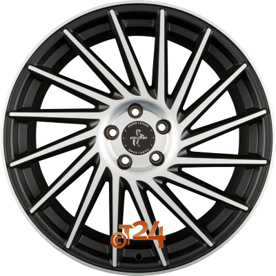 KESKIN Velgen - KT17 HURRICANE Matt Black Front Polish (MBFP) - 22 inch