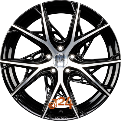 KESKIN Velgen - KT24 Black Front Polish (BFP) - 19 inch