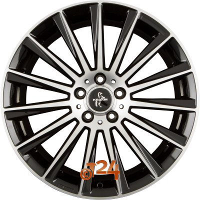KESKIN Velgen - KT18 TURBO Black Front Polish (BFP) - 18 inch