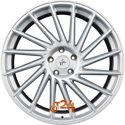 KESKIN Velgen - KT17 HURRICANE Crystal Silver (CS) - 22 inch