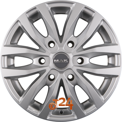 MAK Velgen - LOAD 6 Silver - 16 inch